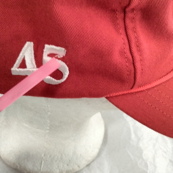 Official Trump USA Hat Cap Red CaliFame 45 Snapback made in USA - Picture 5 of 13